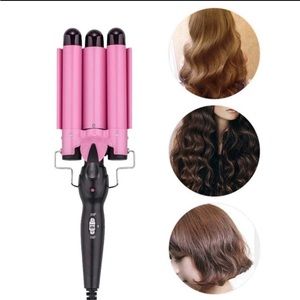3 barrel Curling Iron new